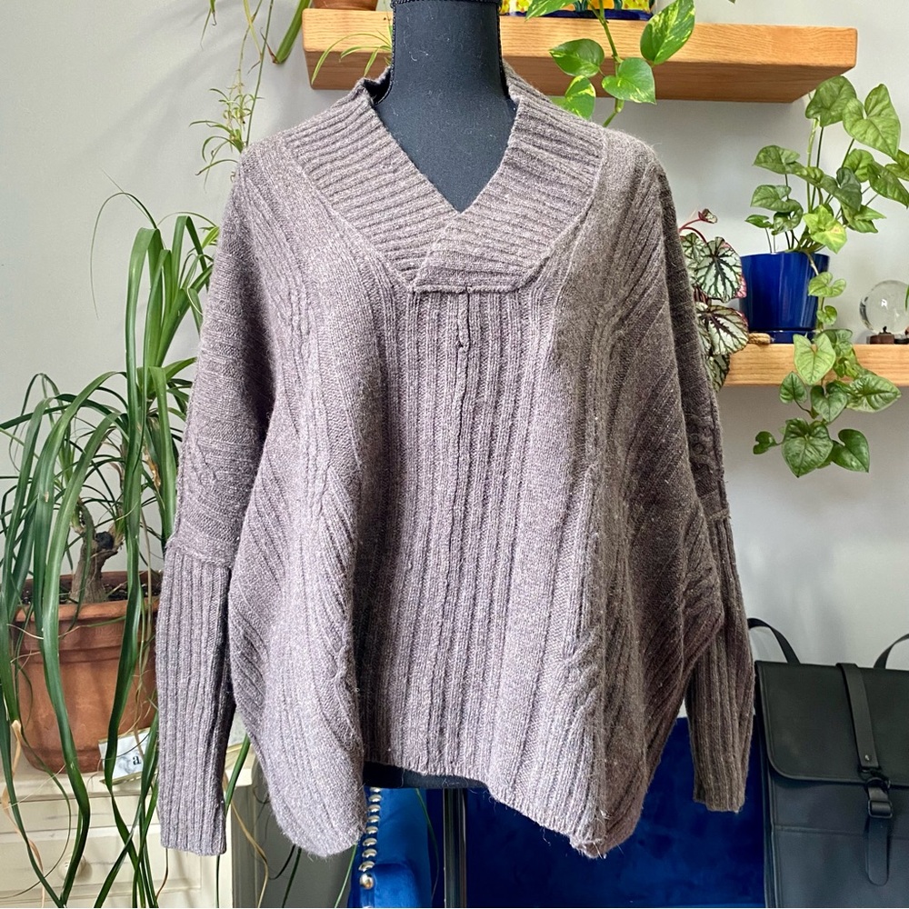 Boxy Woolen Sweater by Allsaints